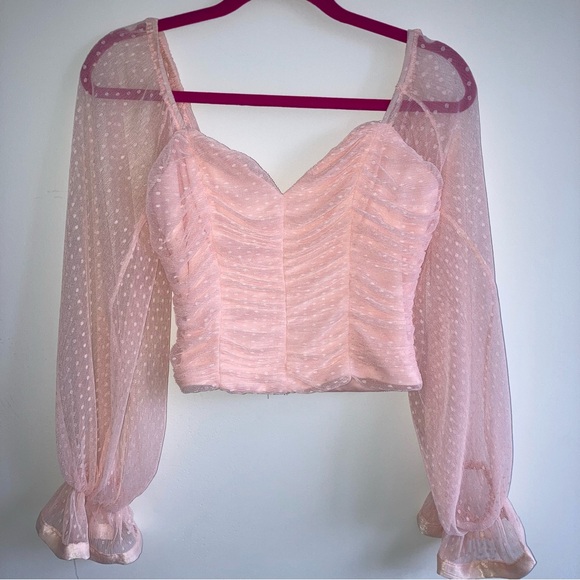 Mendocino long sleeve crop top - Picture 1 of 11